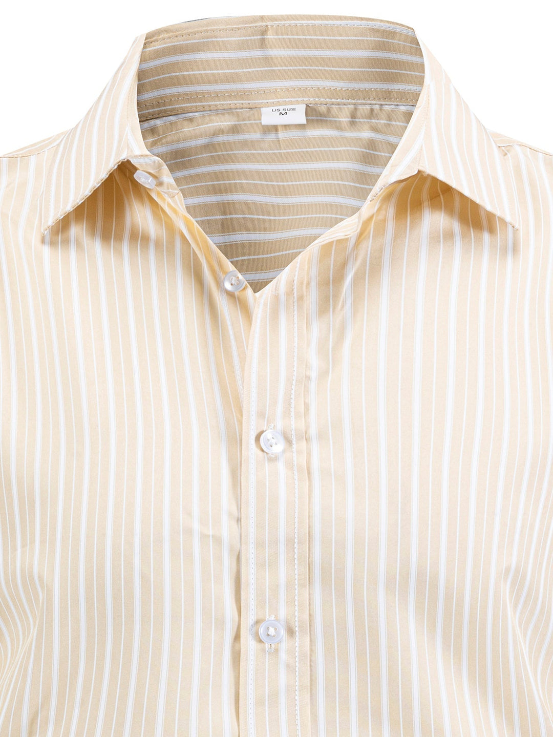 Chris | Long Sleeve Striped Button-Up Shirt