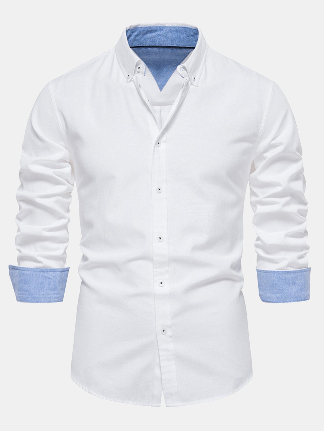 Levi | Long Sleeve Oxford Shirt with Buttons