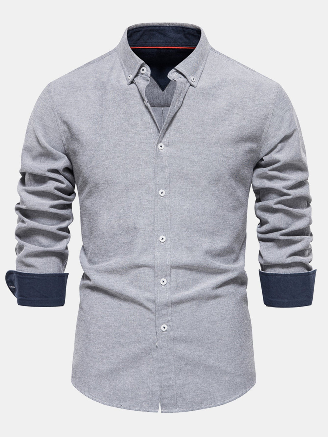 Levi | Long Sleeve Oxford Shirt with Buttons