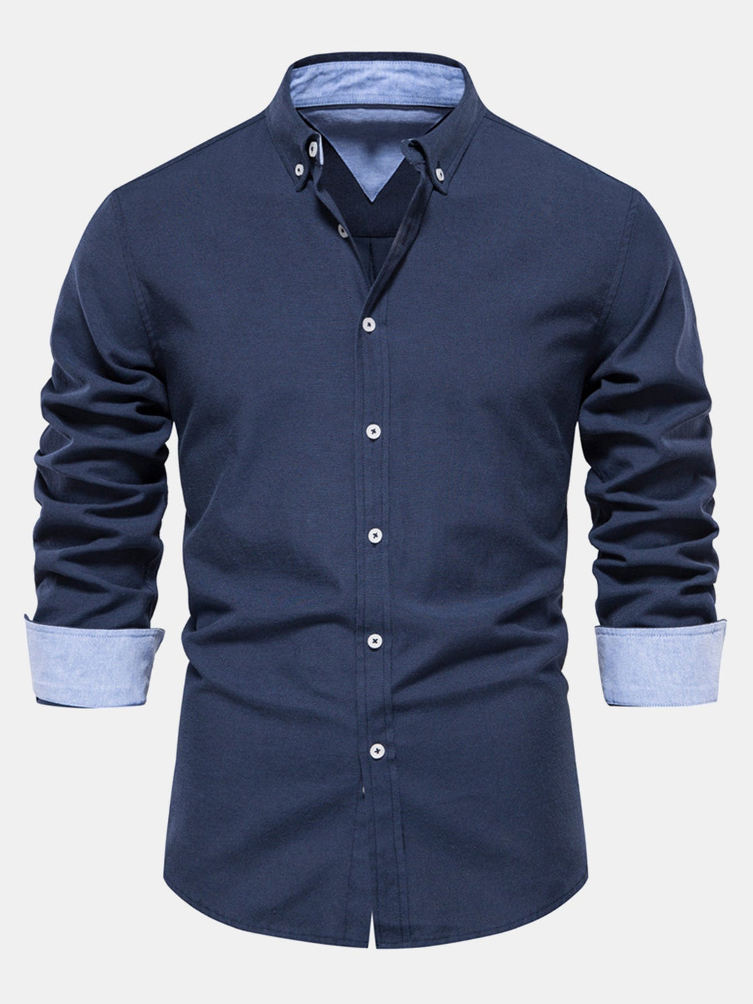 Levi | Long Sleeve Oxford Shirt with Buttons
