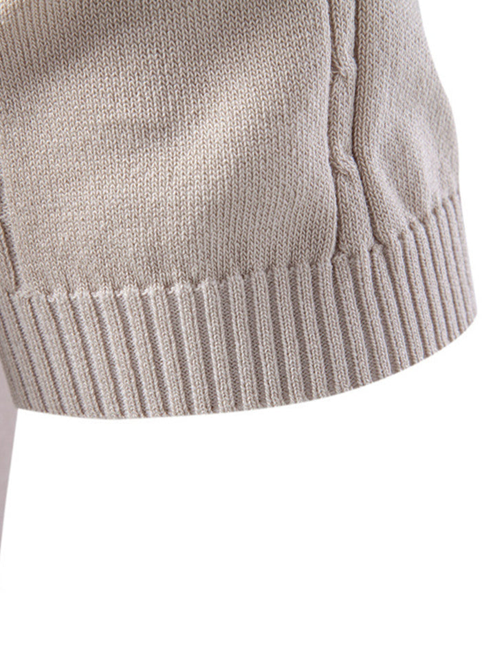 Bob | Twist Knit Polo & Elastic Waist Straight Leg Trousers