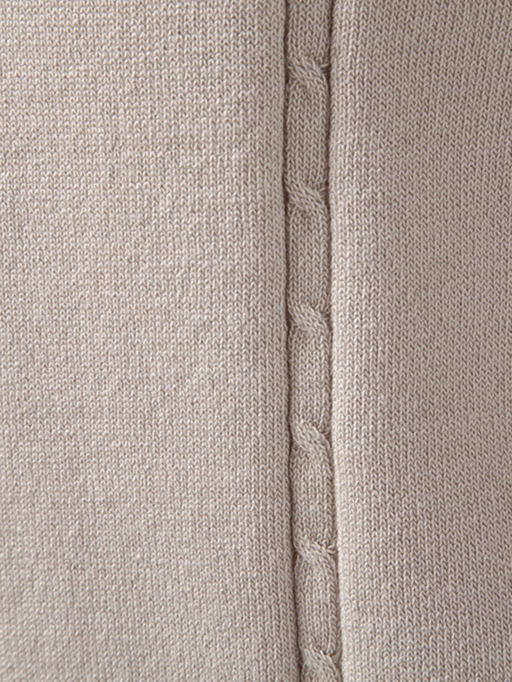 Bob | Twist Knit Polo & Elastic Waist Straight Leg Trousers