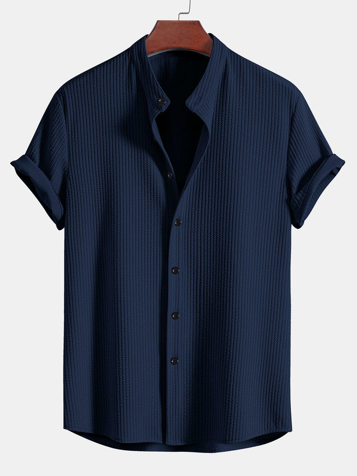 Noah | Muscle Ribbed Support Collar Shirt