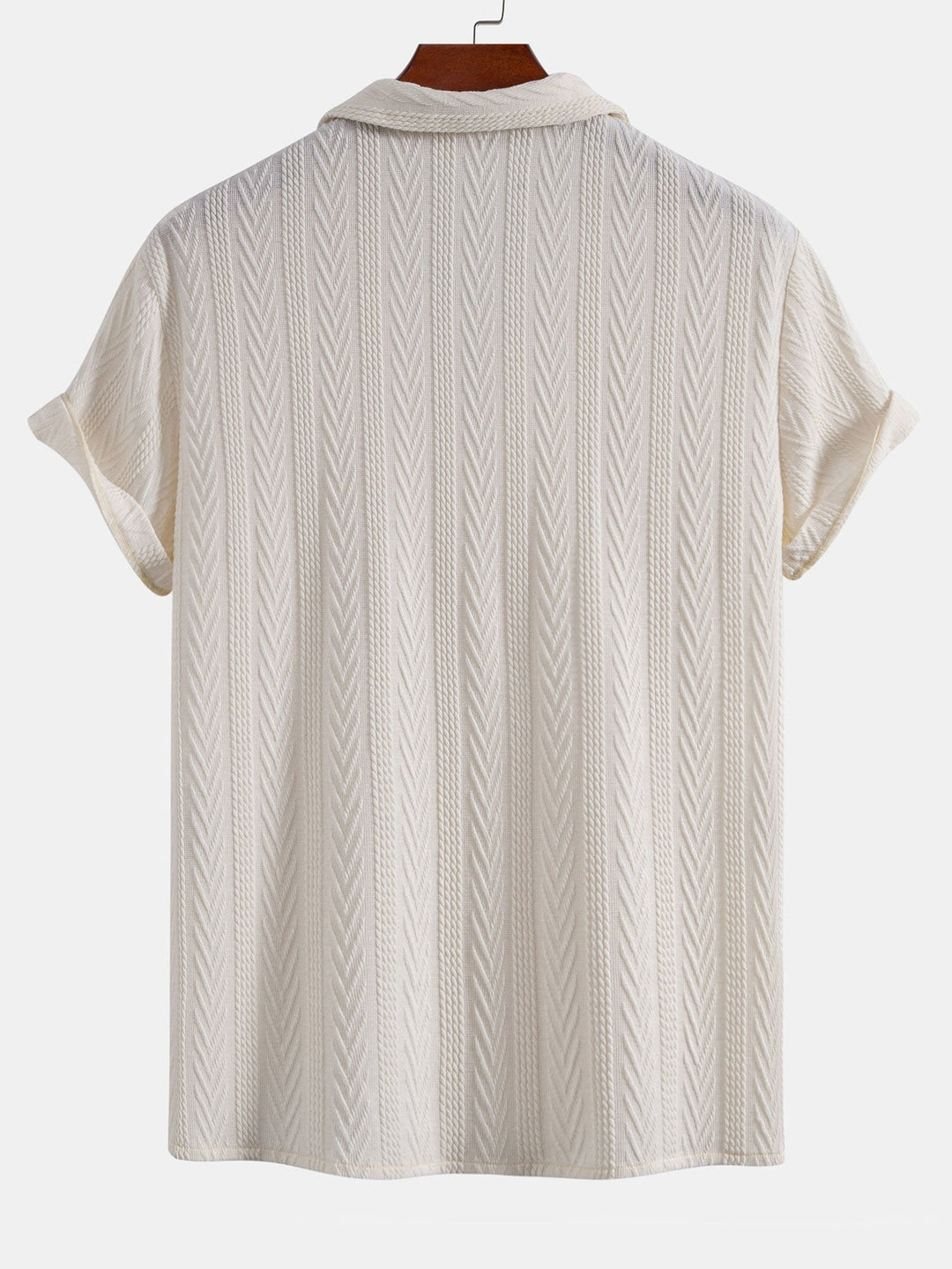Derrick | Textured Jacquard Cuban <tc>S</tc>hirt