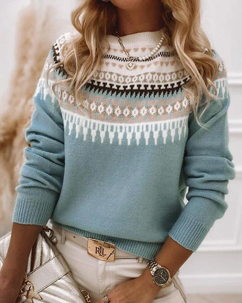 AVERY™ | Fair Isle Knit Sweater