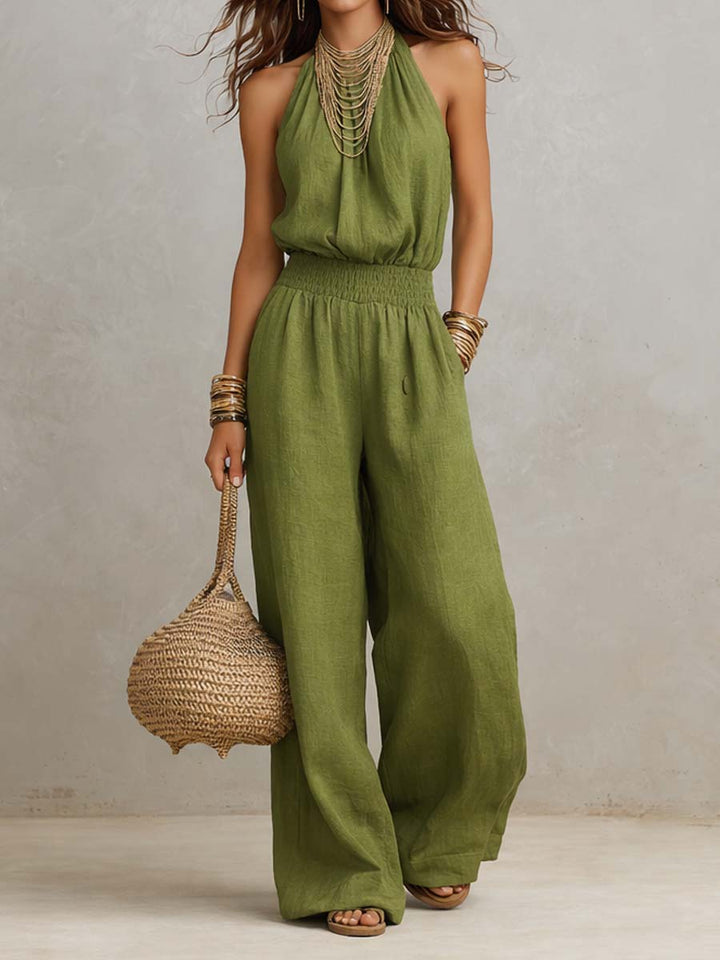 Valerie | Elegant Jumpsuit with Halter Neck