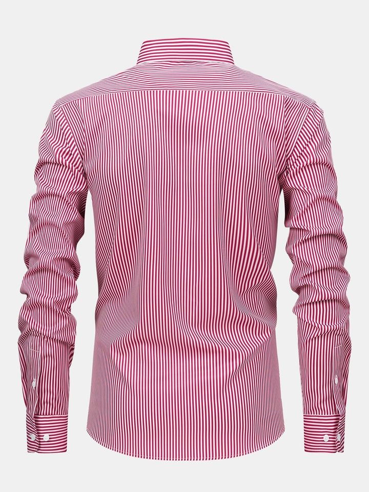 Jade | Long Sleeve Striped Shirt with Buttons