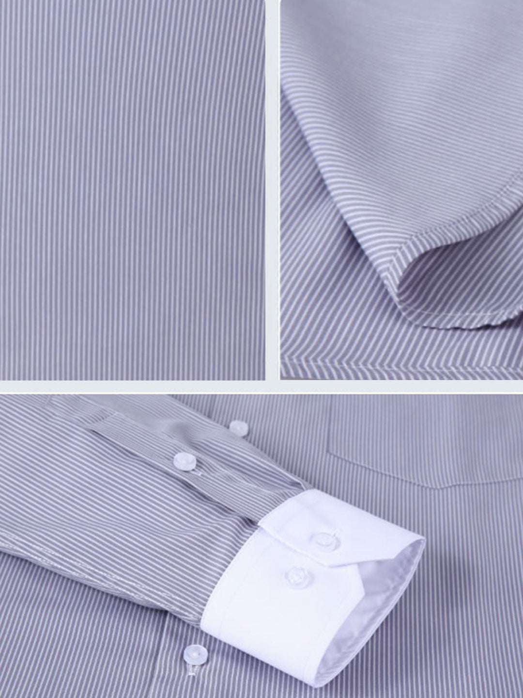 Sunny | Dress Shirt with Striped Contrast Collar