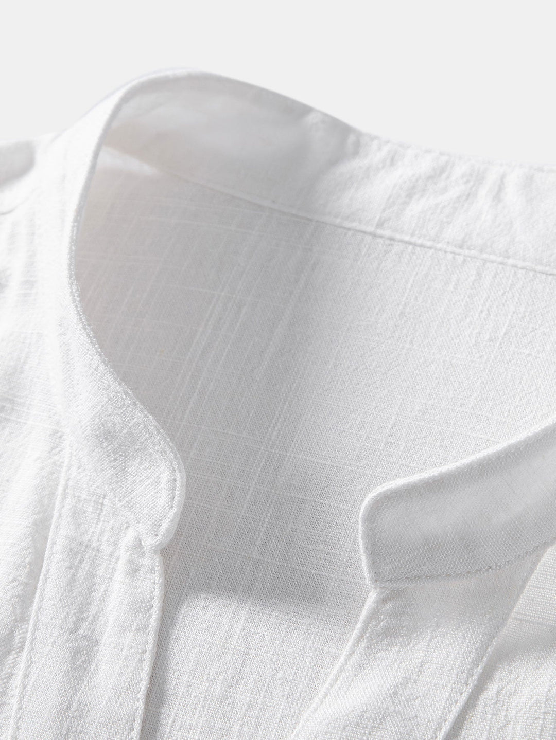 Tommy | Linen and Rayon V-Neck Short Sleeve Shirt