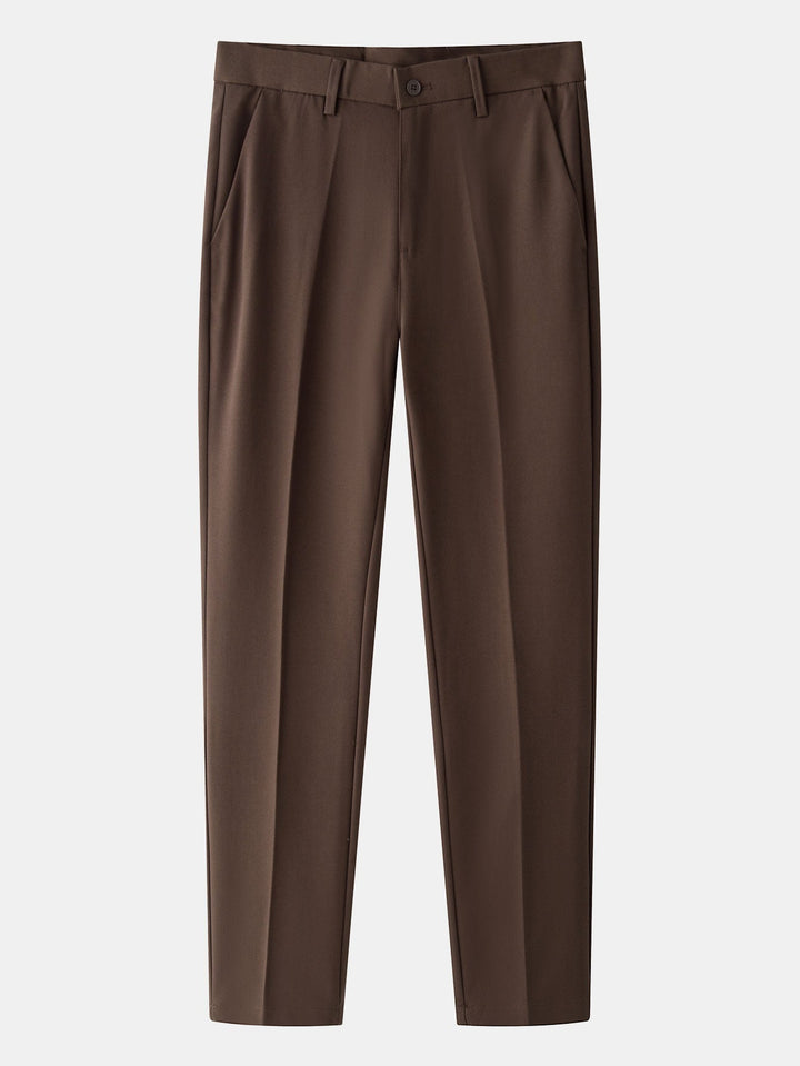 Vince | Contrast Stripe Trim Waffle Polo & Slim Fit Tapered Trousers