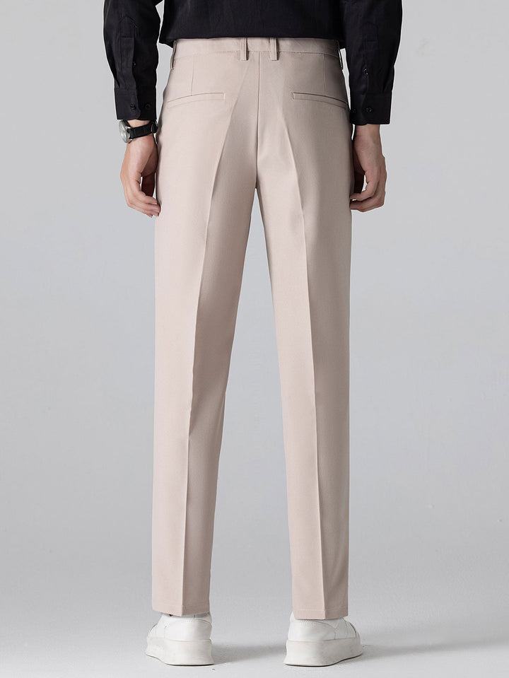Tommy | Contrast Geometry Jacquard Knit Polo & Slim Fit Tapered Trousers