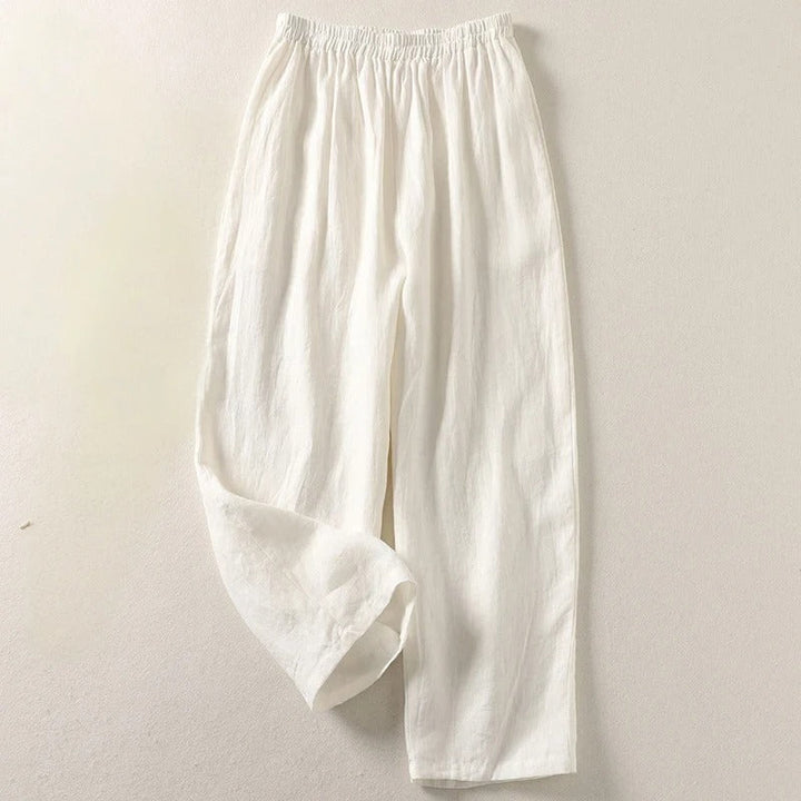Amalia™| Flowy Cotton and Linen Pants