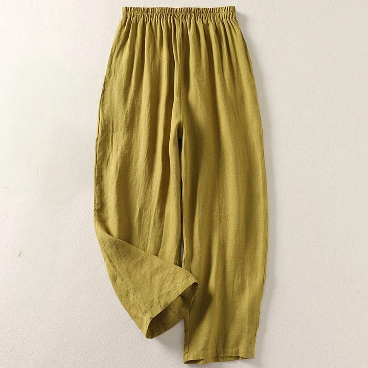 Amalia™| Flowy Cotton and Linen Pants