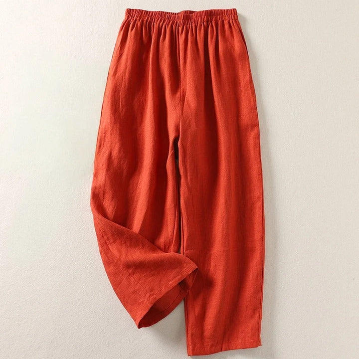 Amalia™| Flowy Cotton and Linen Pants