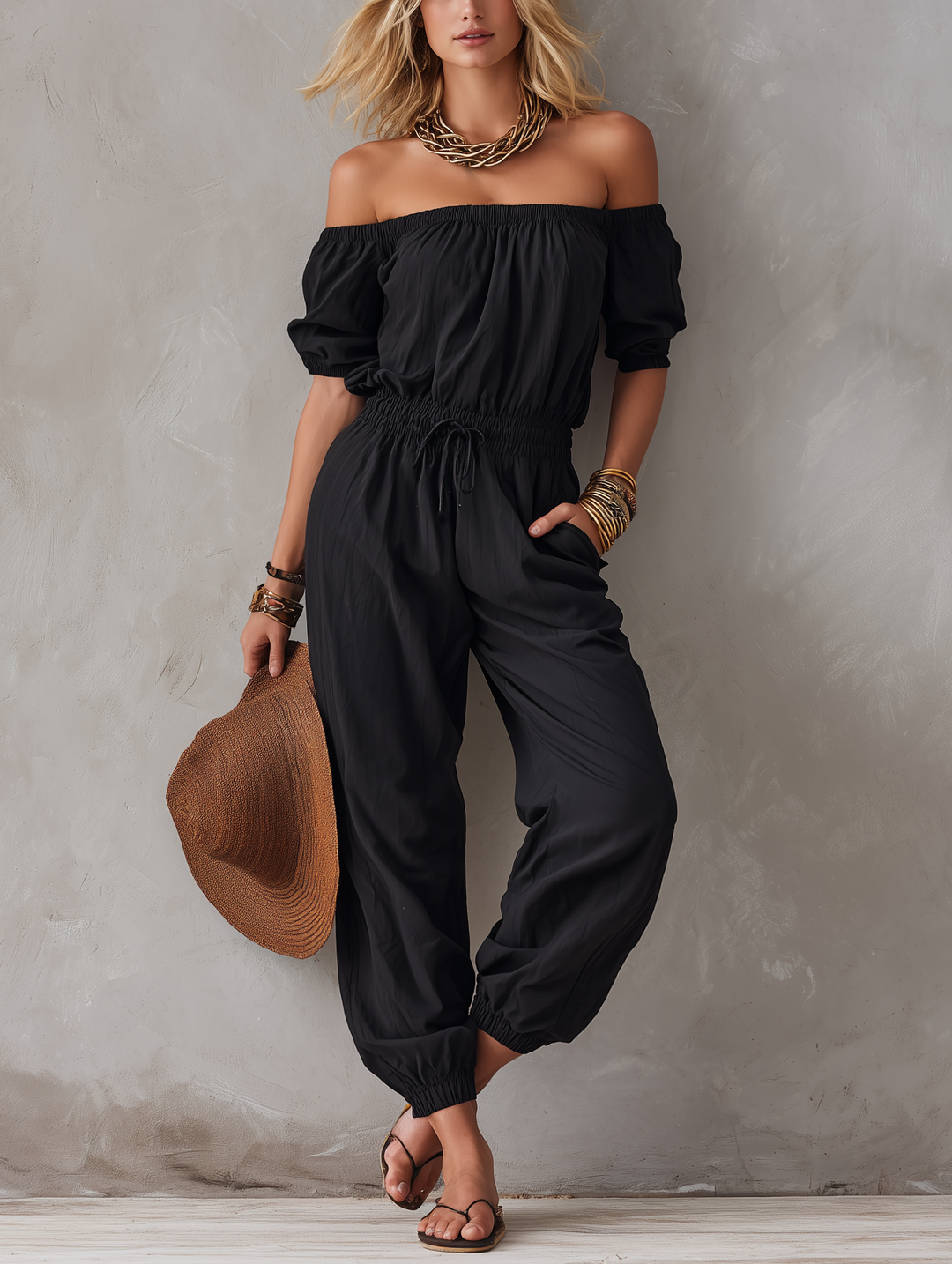 Lara | Off-Shoulder Jumpsuit