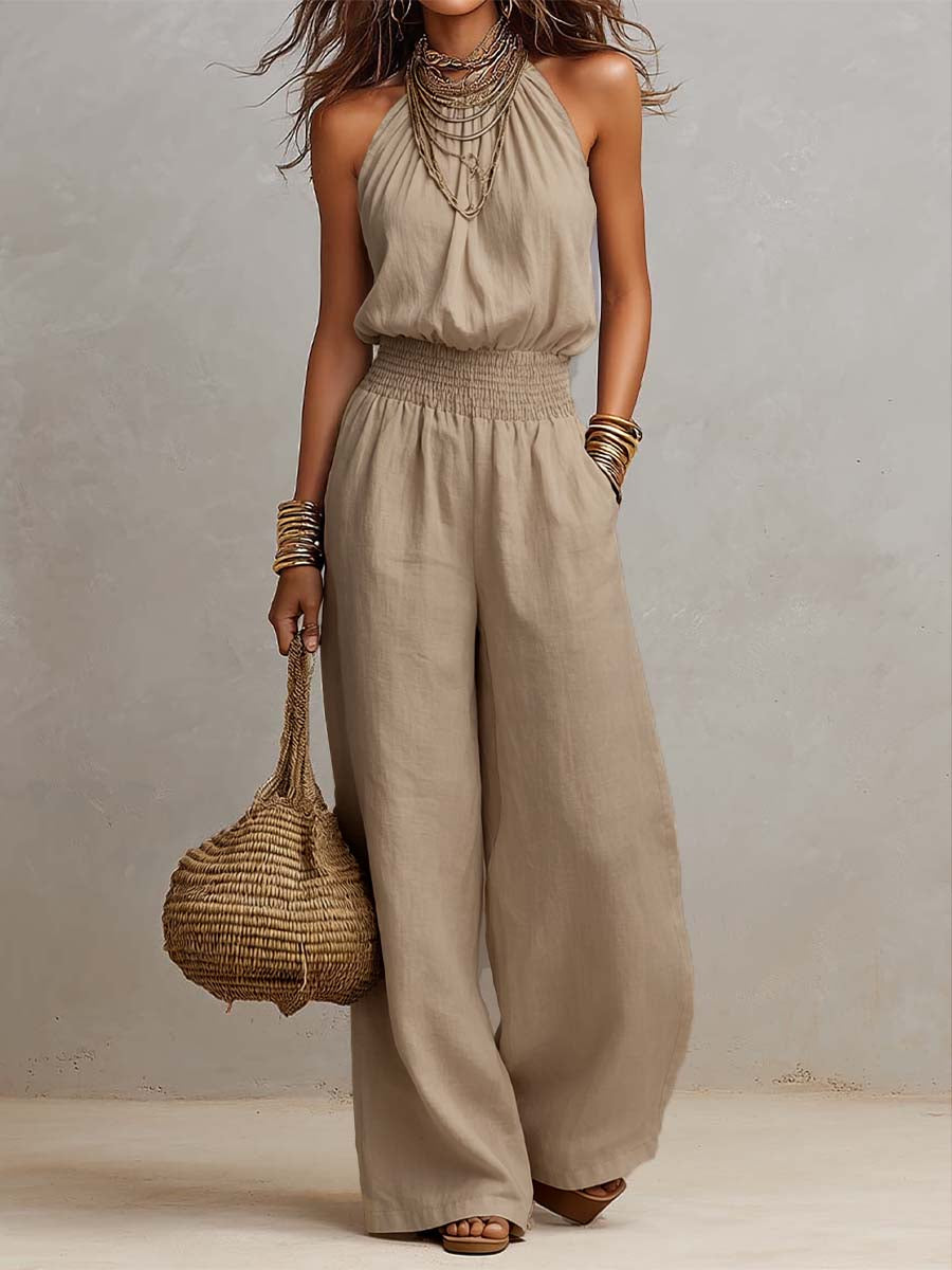 Valerie | Elegant Jumpsuit with Halter Neck