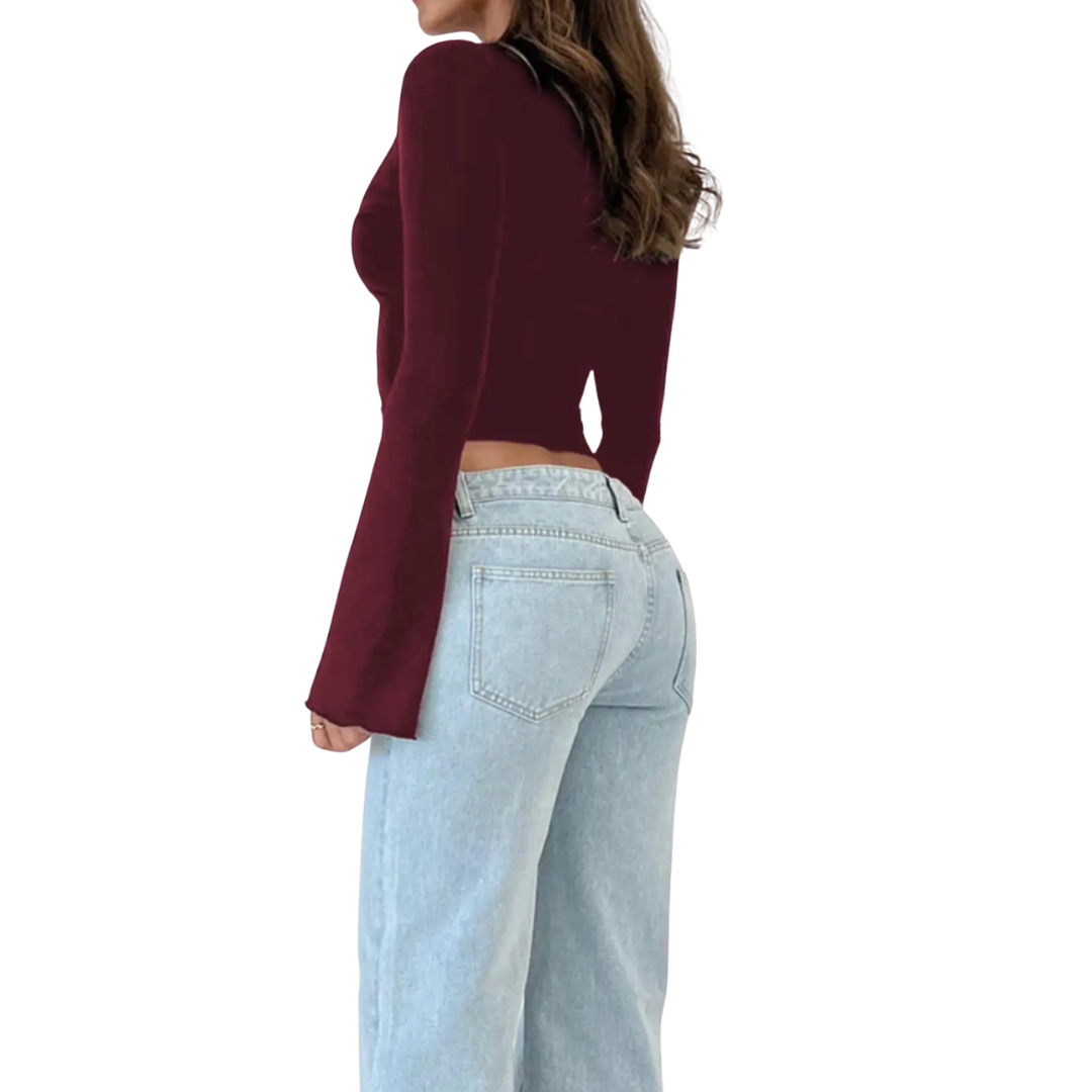 ROXANNE™ | Lace Cropped Cardigan Top