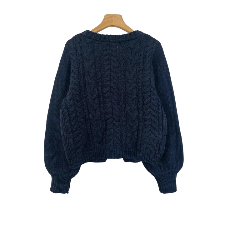 BEXLEY™ | Cozy Cable Knit Tie-Front Cardigan