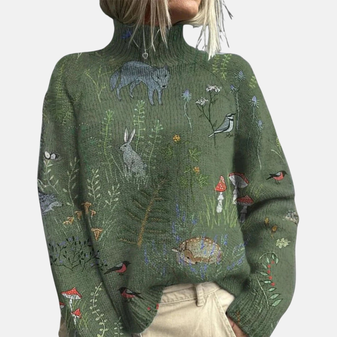 Aimelie | Elegant Turtleneck Jumper