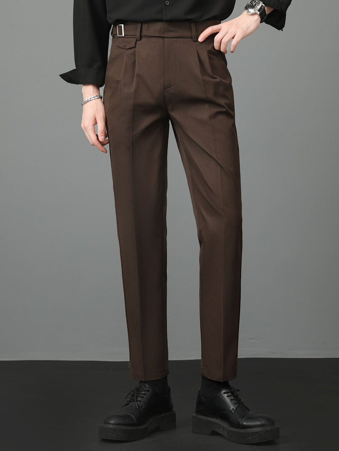 Vince | Contrast Stripe Trim Waffle Polo & Slim Fit Tapered Trousers