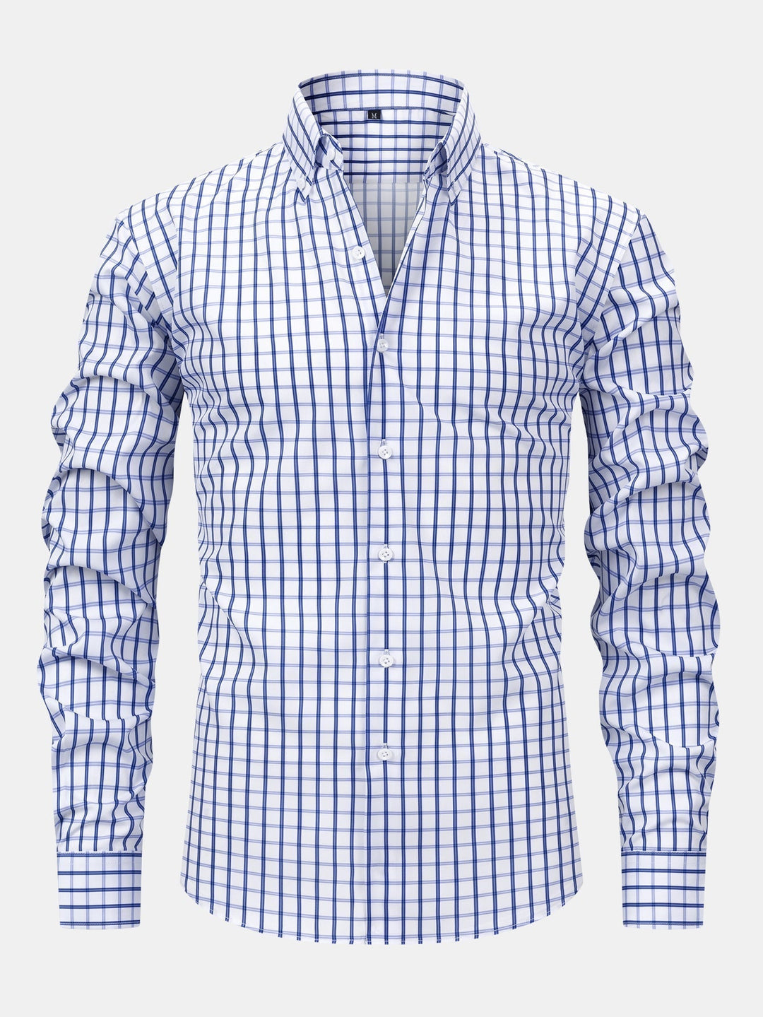 Tony | Long Sleeve Checkered Shirt with Buttons