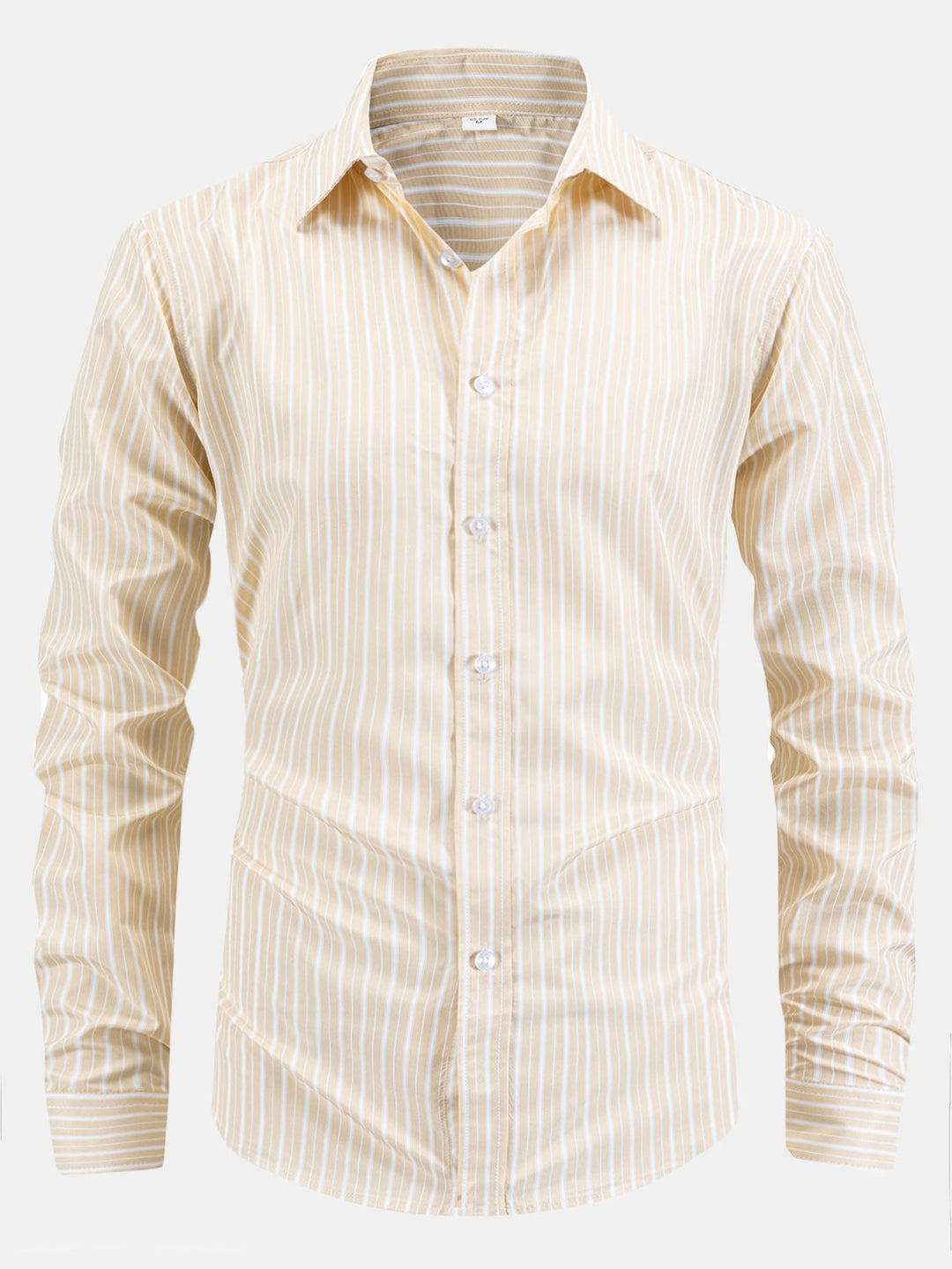 Chris | Long Sleeve Striped Button-Up Shirt