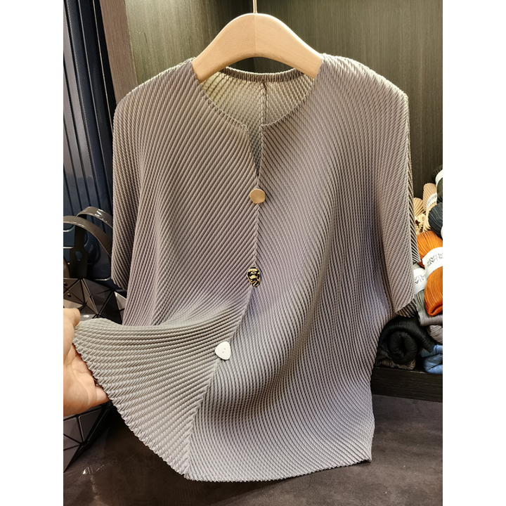 SAVARA™ | Lightweight Round Neck Cardigan Top