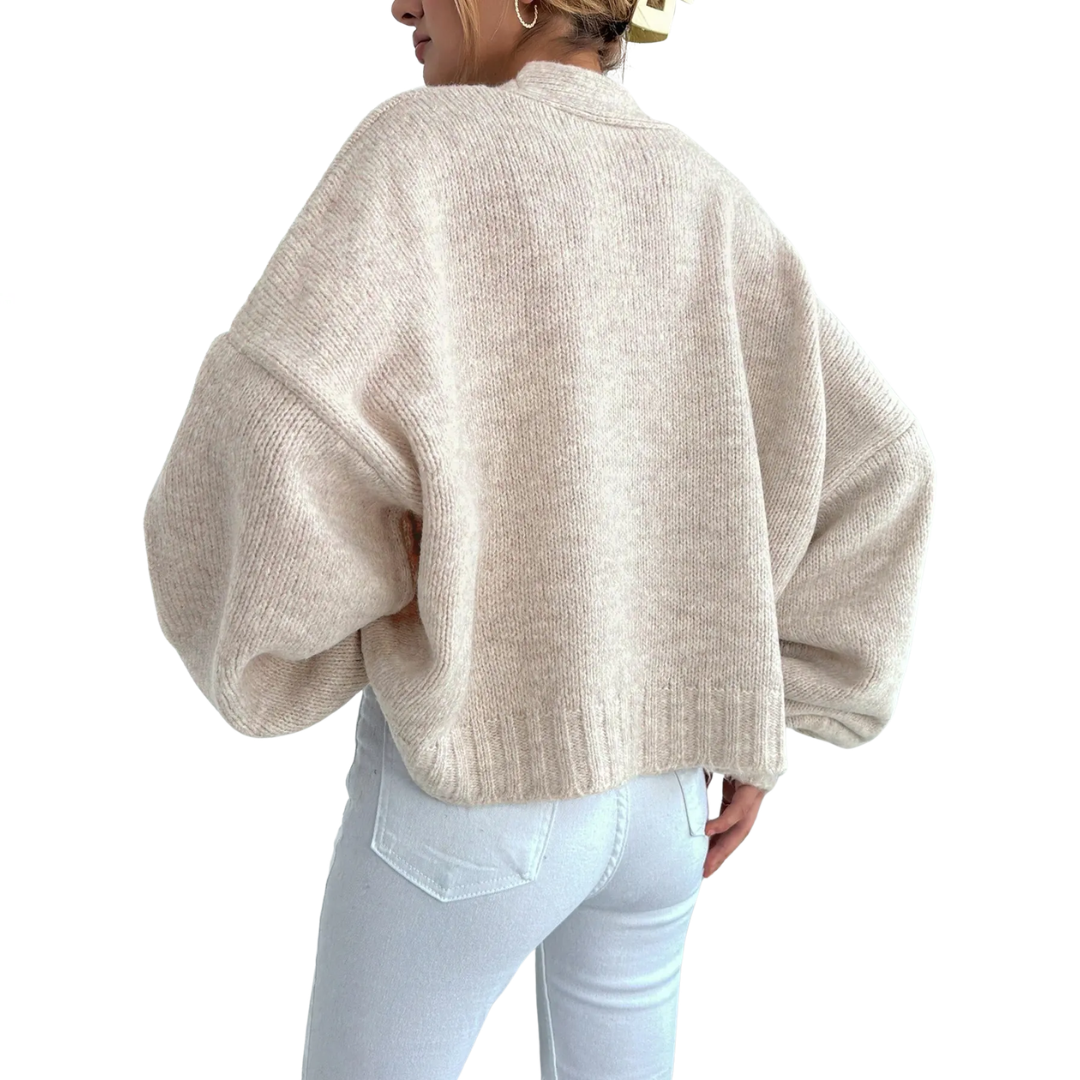 WREN™ | Relaxed Long Sleeve Knit Cardigan