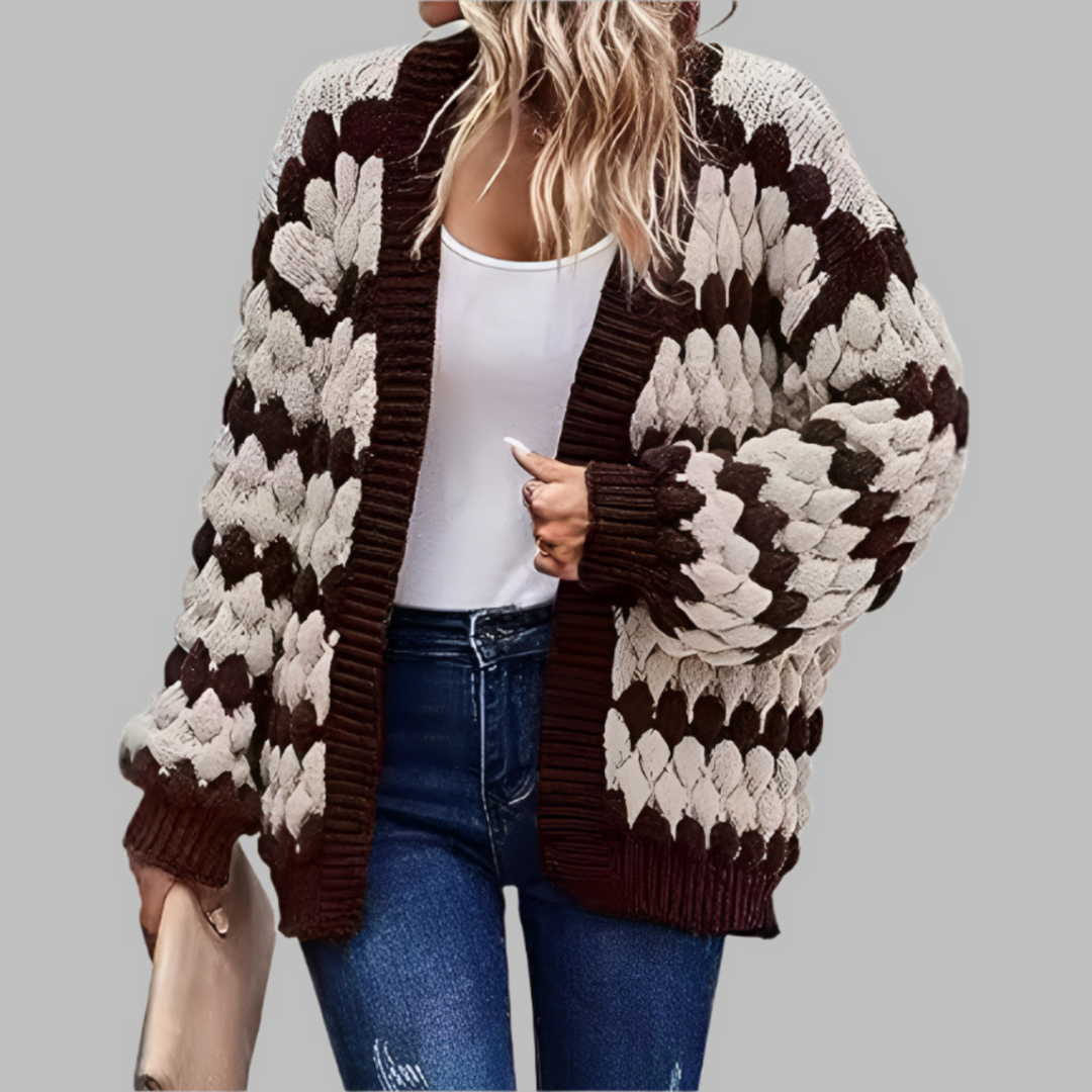 SALVACION™ | Casual Long Sleeve Drop Shoulder Cardigan
