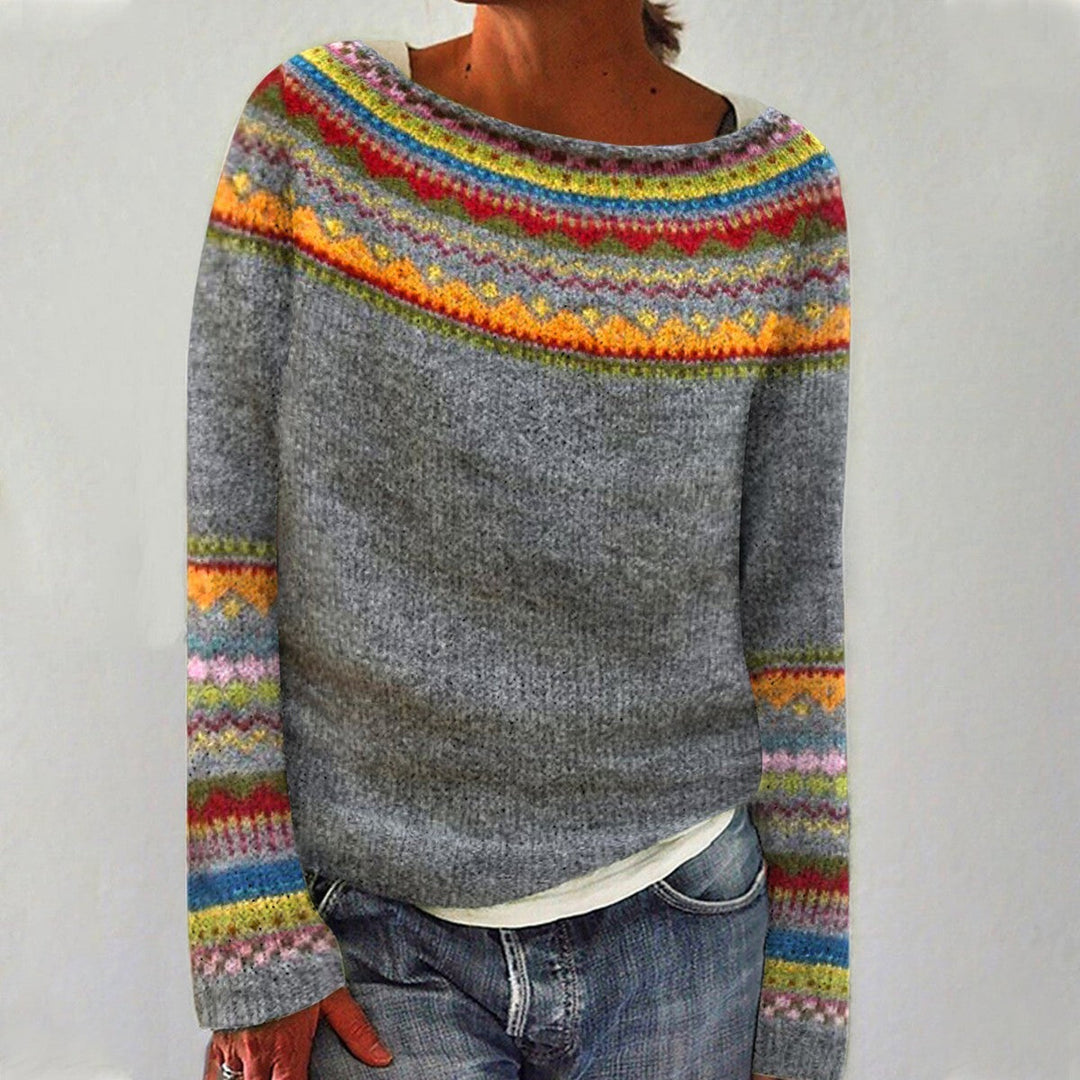 CELINE™ | Multicolor Fair Isle Sweater
