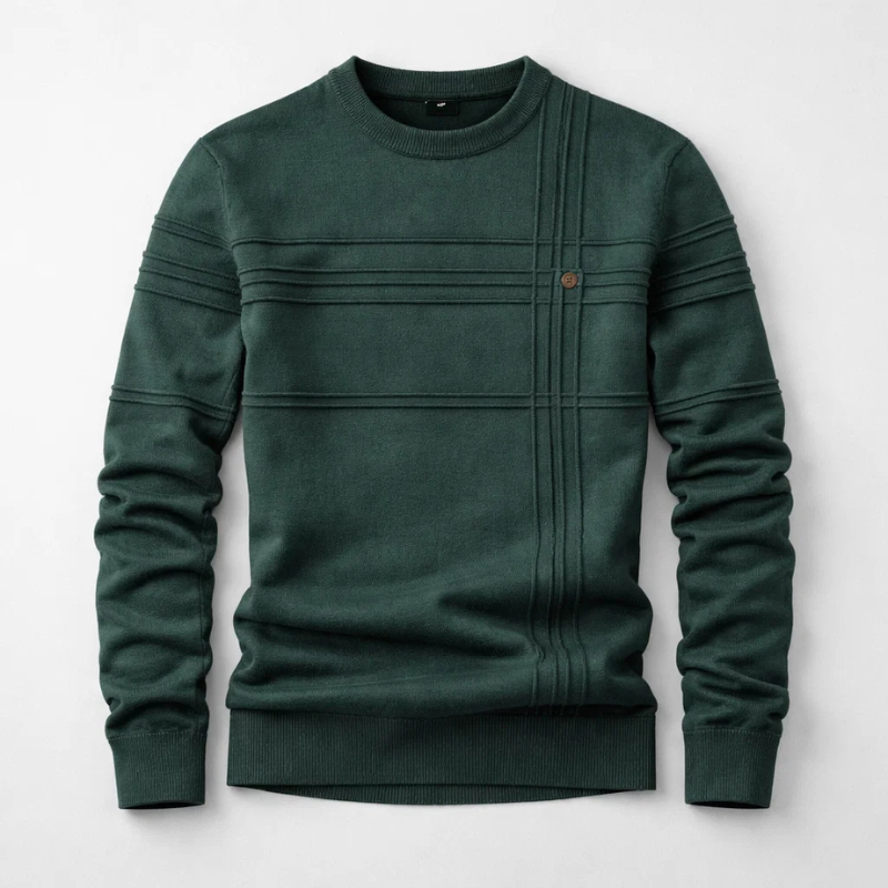 Hudson | Grid-Knit Cotton Sweater