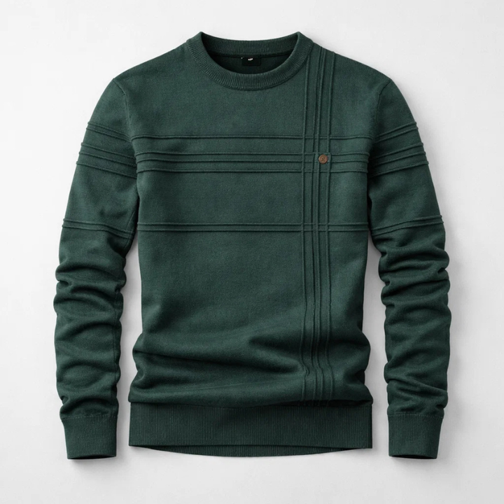 Hudson | Grid-Knit Cotton Sweater