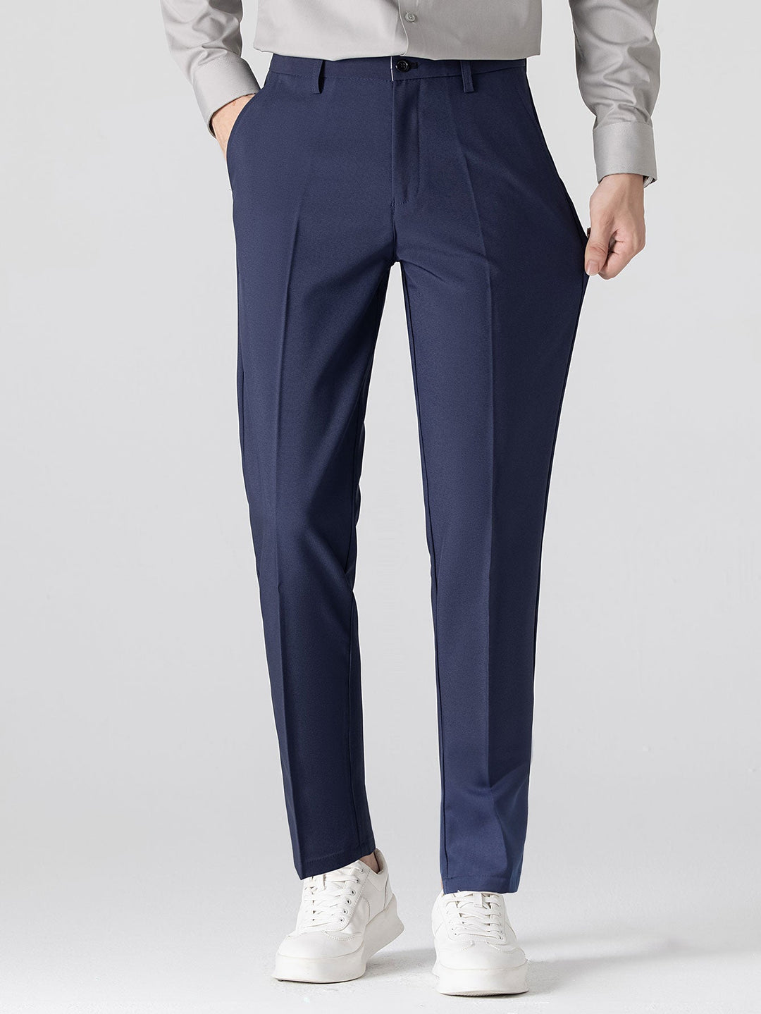 Dwayne | Contrast Jacquard Polo & Slim Fit Tapered Trousers