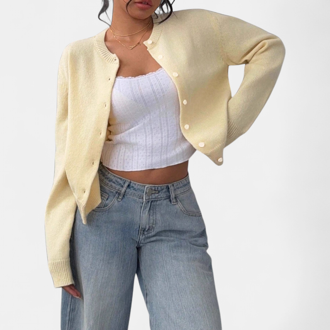 FABLE™ | Cozy Button-Front Knit Cardigan