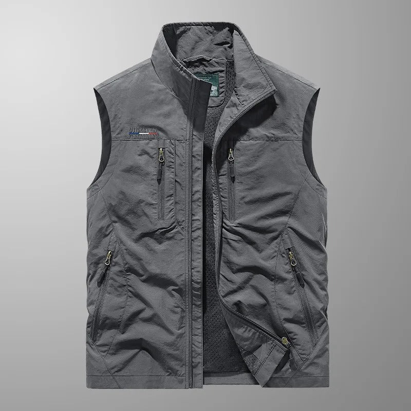 Miguel | Breathable Utility Vest with Multiple Pockets