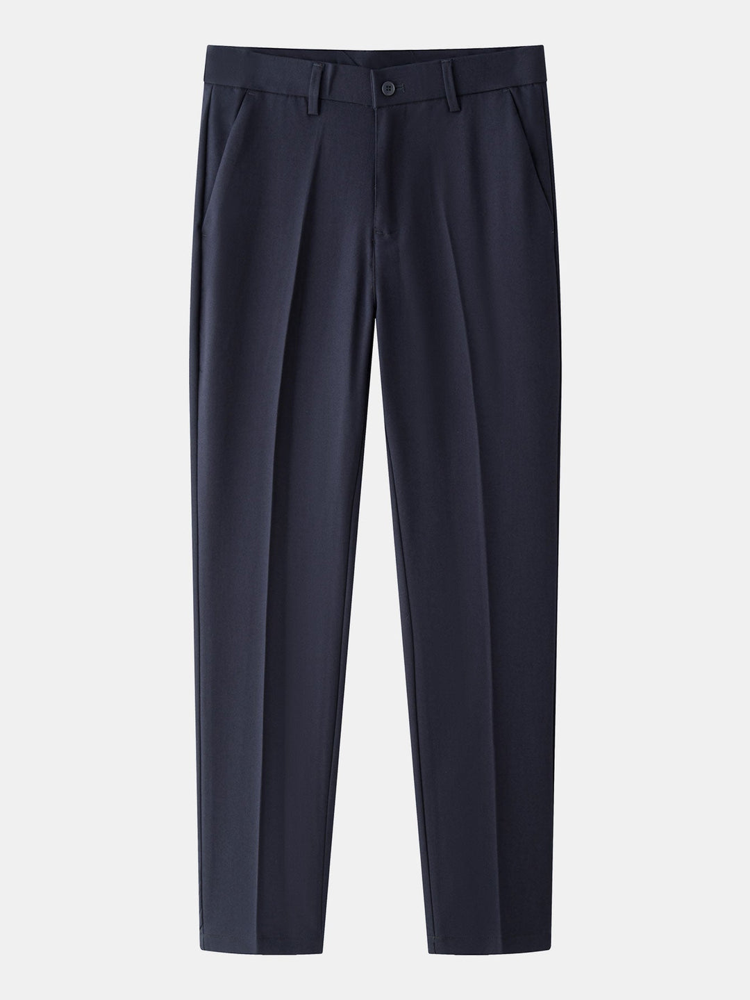 Caldwell | Linen Ribbed Knit Polo & Slim Fit Tapered Trousers