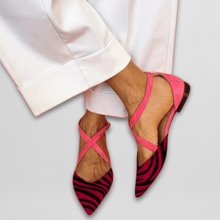 Amelia™ | Strappy Ballet Flats