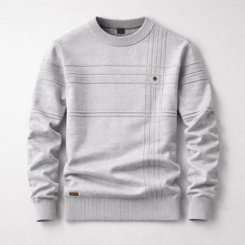 Hudson | Grid-Knit Cotton Sweater