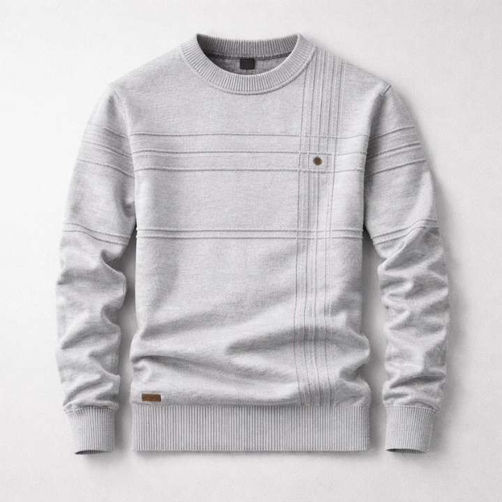 Hudson | Grid-Knit Cotton Sweater