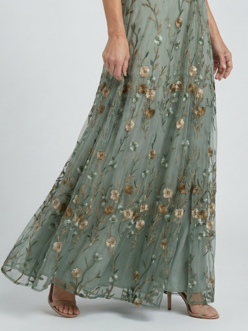 Selora | Maxi Halter Bloom Flow Dress