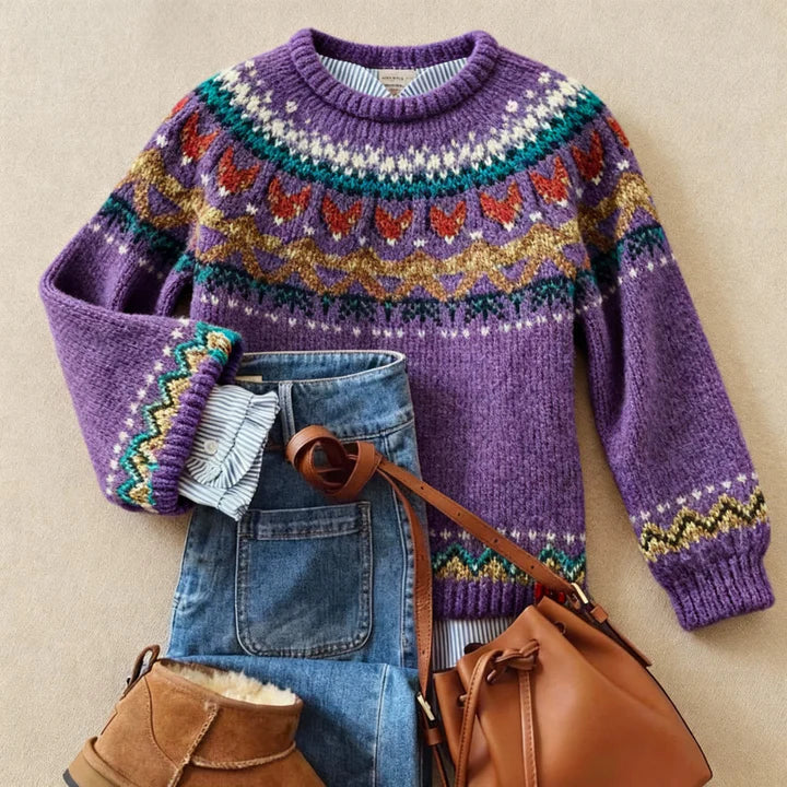 Julie | Classic Vintage Knit Jumper
