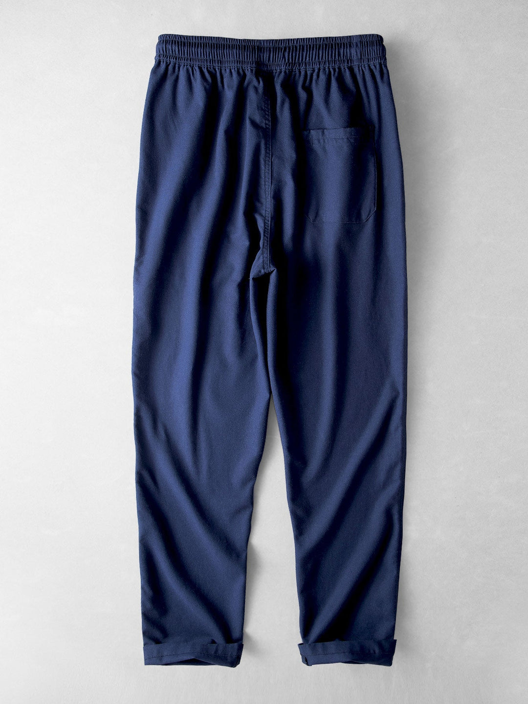 Tom | Short Sleeve Linen Look Stand Collar Shirt & Straight Leg Linen Pants