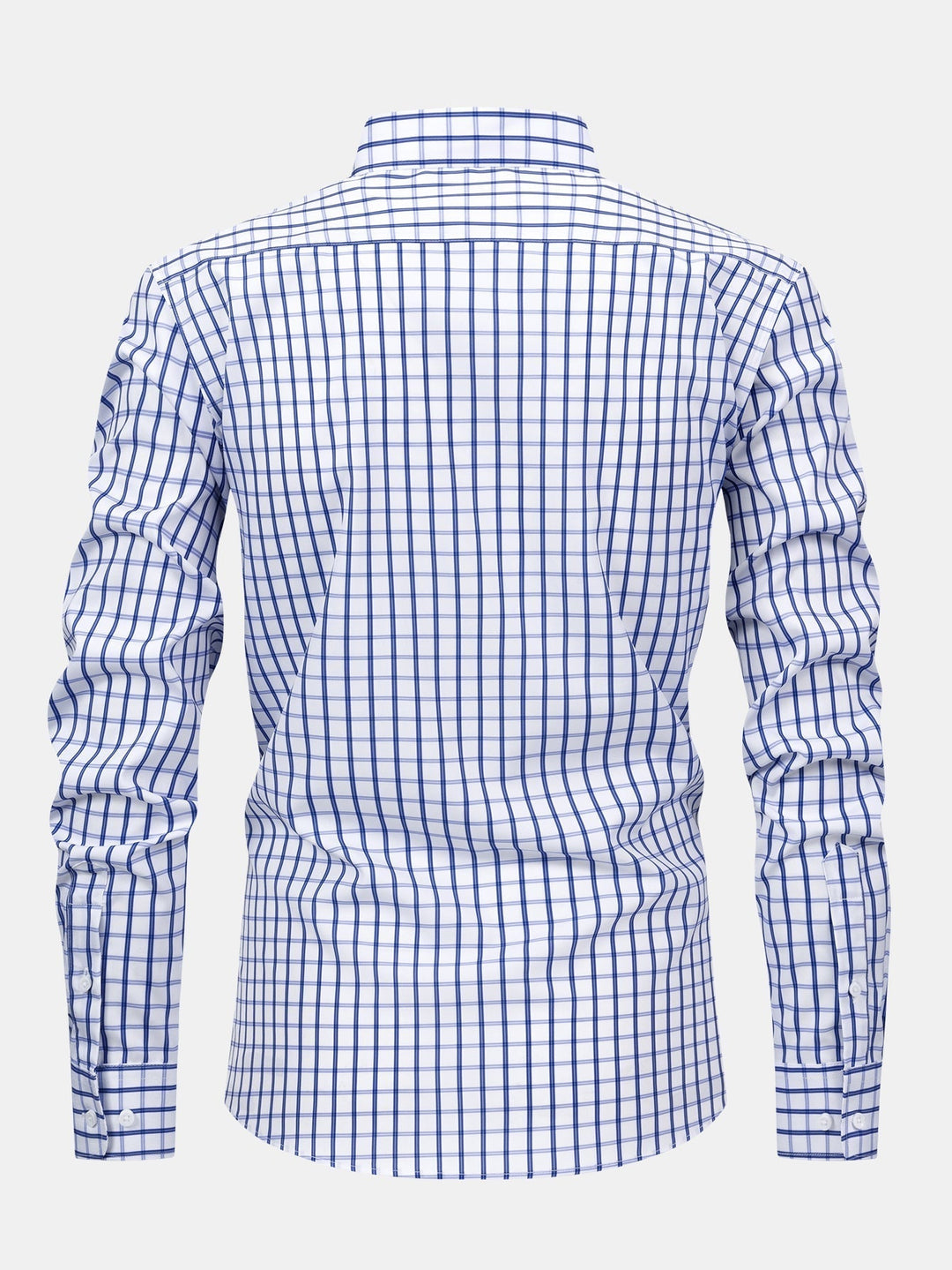 Tony | Long Sleeve Checkered Shirt with Buttons