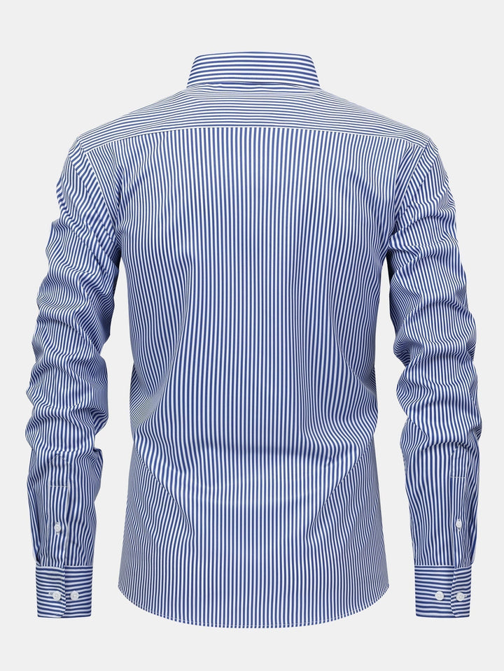 Jade | Long Sleeve Striped Shirt with Buttons