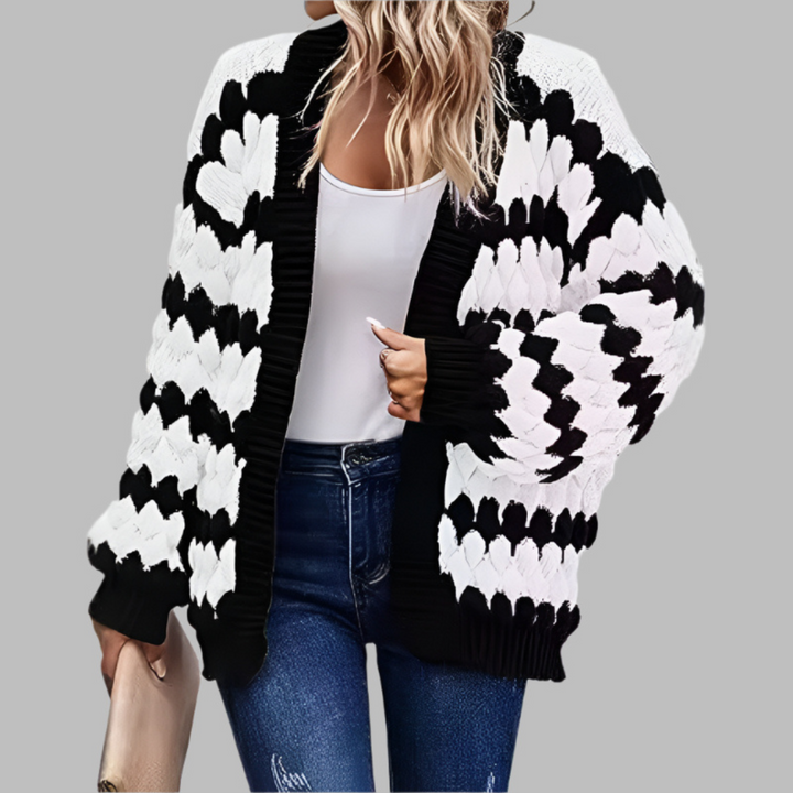 SALVACION™ | Casual Long Sleeve Drop Shoulder Cardigan