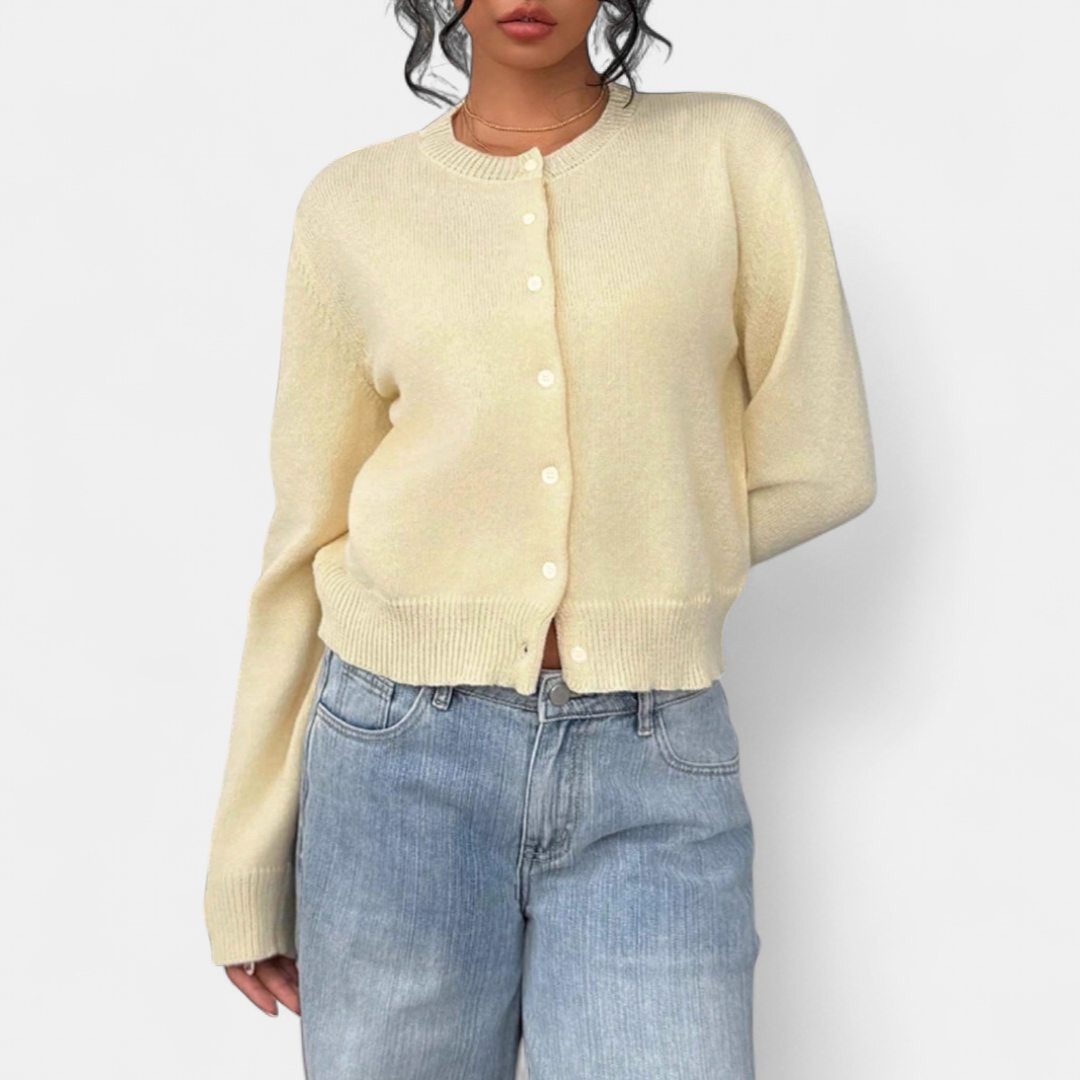 FABLE™ | Cozy Button-Front Knit Cardigan