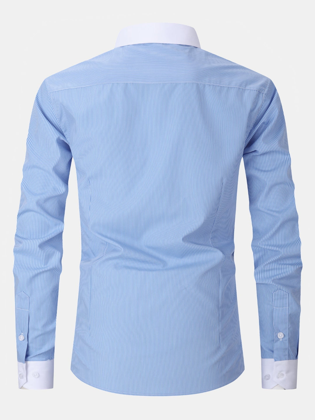 Sunny | Dress Shirt with Striped Contrast Collar