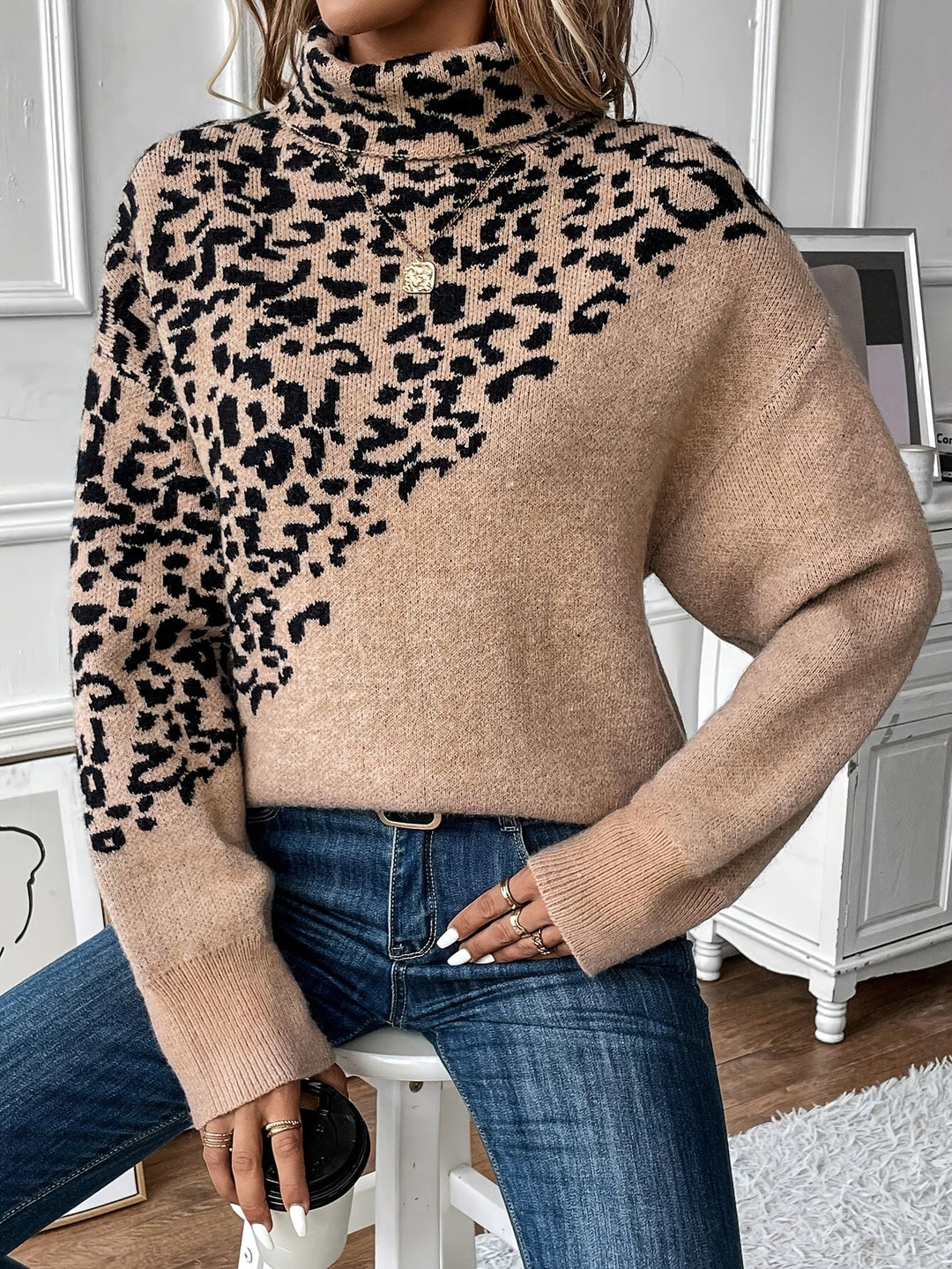 ZAYNA™ | Leopard Sweater