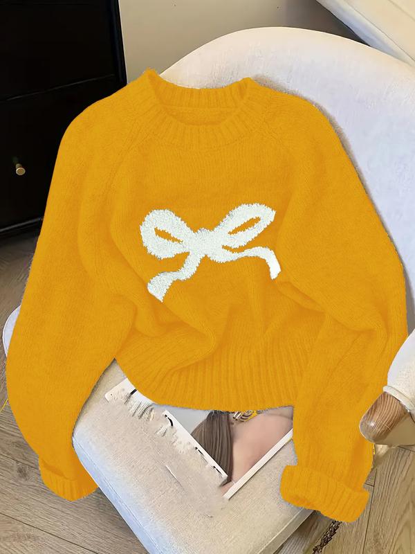 GRACIE™ | Elegant Bow Knit Sweater for Fall & Winter Fashion