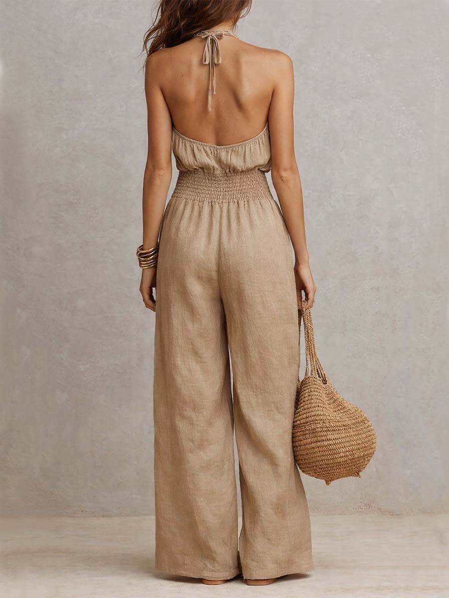 Valerie | Elegant Jumpsuit with Halter Neck